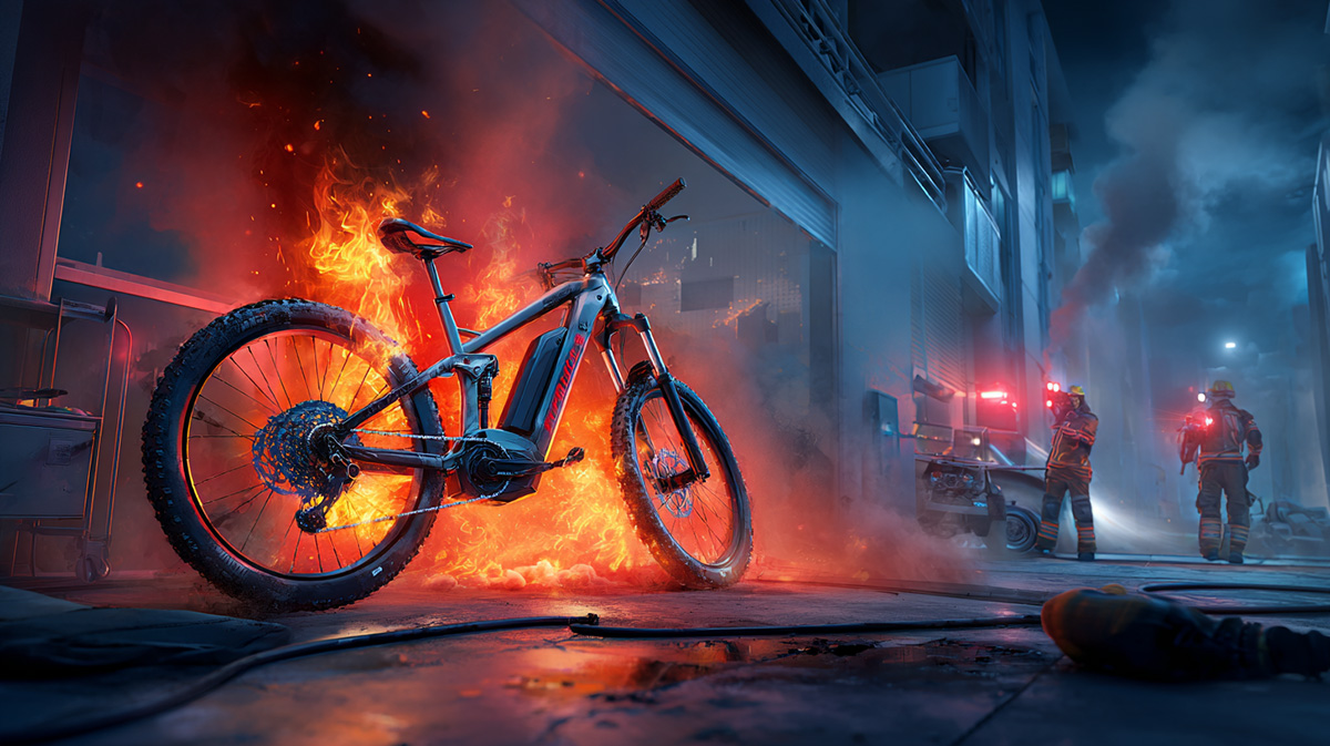 E-Bike Akku explodiert: Wer haftet für den Schaden