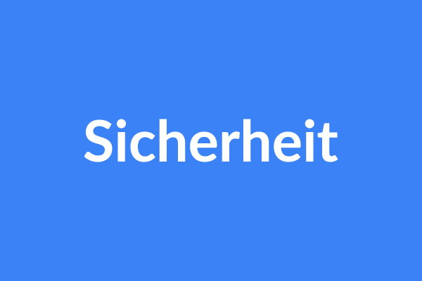 sicherheit